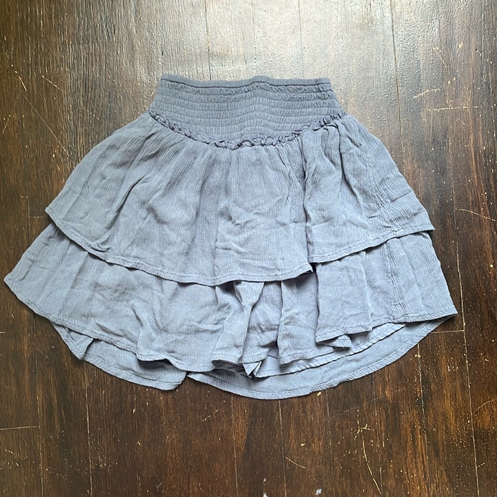 Hollister Ultra High - Rise Tiered Mini Skort
